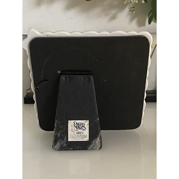 Enesco Precious Moments Picture Frame 1998 Reach for the Stars Embossed White - Picture 12 of 12